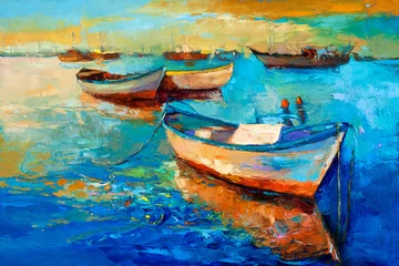 Boote bei Sonnenuntergang © Boyan Dimitrov