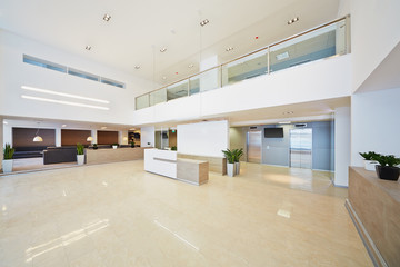 Reception hall in business center