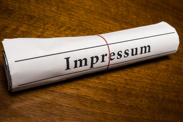 impressum zeitung