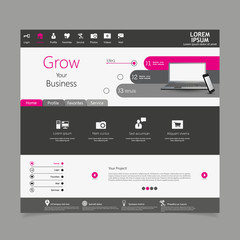 Modern Website template