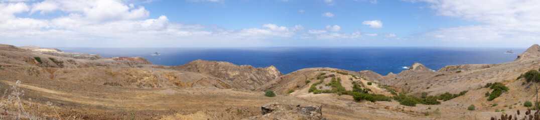 Porto Santo north coast panorama
