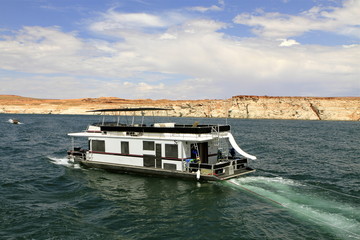 houseboat au lac powell, Arizona-Utah