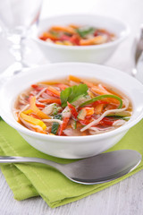 bowl of broth