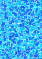 Hintergrund helblaue, blaue Quadrate