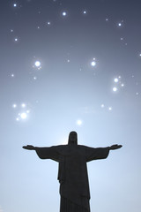 Stars over Cristo Redentor