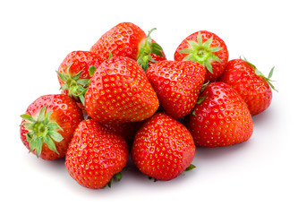 Strawberry. Fruits on white background