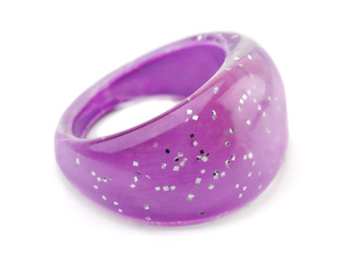 Plastic finger ring