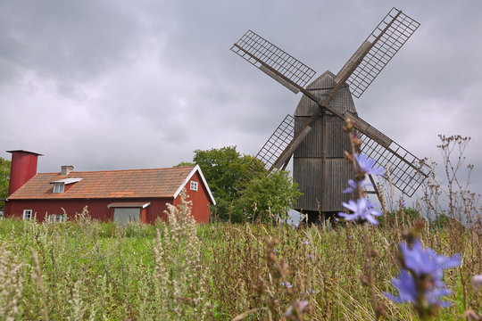 Oeland, Bjoernhovda, Windmühle