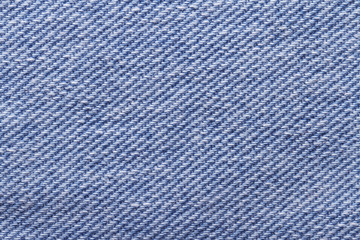 closeup of blue jeans fabric texture. macro