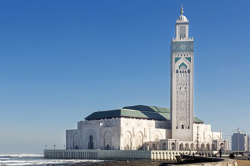 Moschee Hassan II in Casablanca, Marokko © Harald Biebel