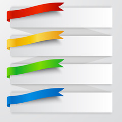 Vector abstract background. Label color and lines