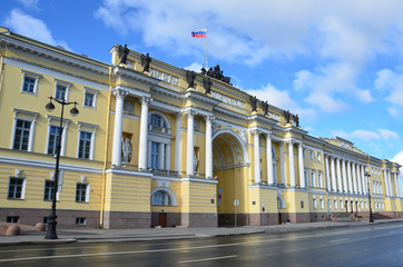 Obraz premium Санкт-Петербург, здание Конституционного суда РФ, Синода, Сената