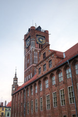 Obraz premium Town hall of Torun, Poland