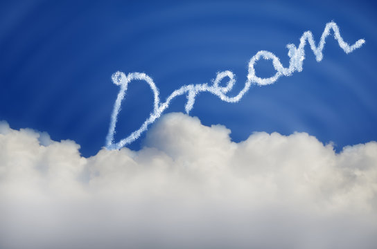 Dream cloud word
