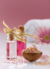 Spa oils and sea salt