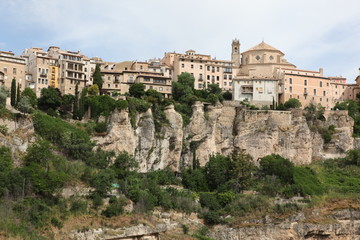 Fototapeta premium General view of Cuenca town in the morning. Castilla-La Mancha,
