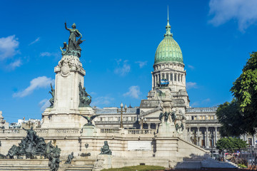 Fototapeta na wymiar Kongresu Plaza w Buenos Aires, Argentyna