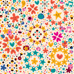 fun cartoon pattern