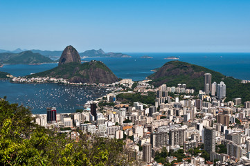 Sugarloaf Mountain, Skyline Rio de Janeiro, Brazil
