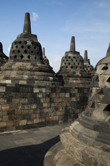 Borobudur, ancient buddhist temple,  Indonesia