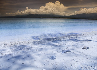 Tropical island of Gili Air, Indonesia