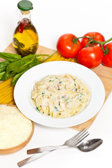 Chicken Florentine Alfredo