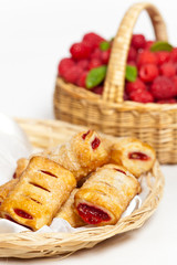 Raspberry Strudel Bites