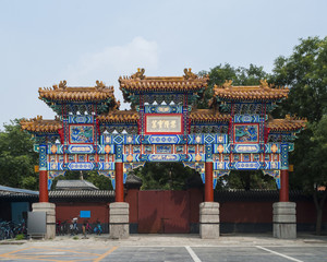 Chinese traditional arch gate