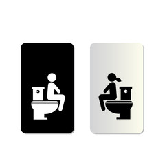 toilet symbol tag
