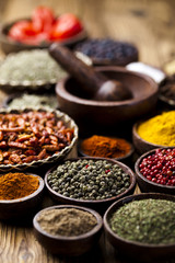 Colorful spices 