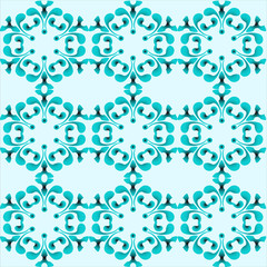 Seamless abstract floral pattern