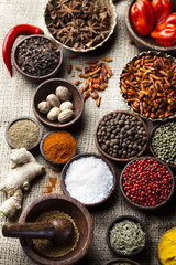 Colorful spices 