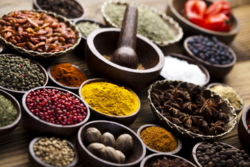 Colorful spices 