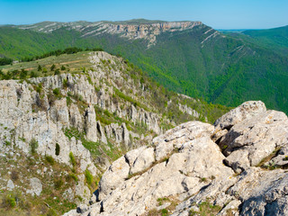 Summer mountain landscape in Crimea