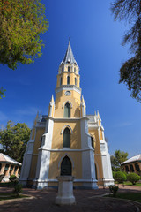 Fototapeta premium Wat Niwet Thammaprawat ,Thai Temple in the style of an English G