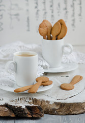 Shortbread and a cup of coffee