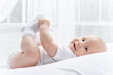 Portrait of a happy young child