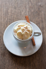 coffee top view