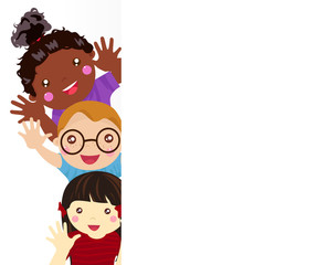 Three children