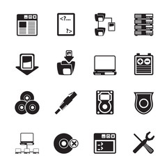 Silhouette Server Side Computer icons