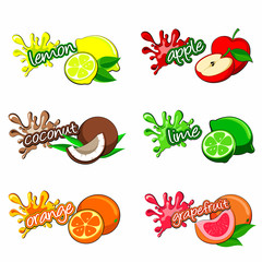 fruits labels - 60344679