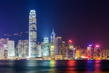 Obraz na płótnie Canvas Hong Kong night