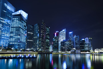 Fototapeta na wymiar Cityscape of Singapore, financial centre