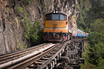 Train travel in Thailand