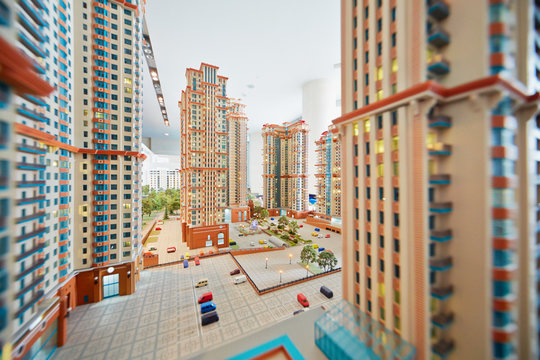 Layout of construction project