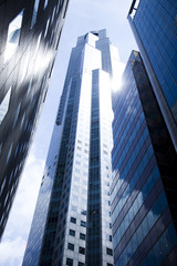 Skyline of Singapore, financial centre