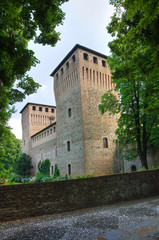 Fototapeta na wymiar Castle of Castelguelfo. Noceto. Emilia-Romagna. Italy.