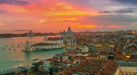 View of Basilica di Santa Maria della Salute,Venice, Italy