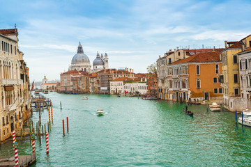 Obraz na płótnie Canvas View of Basilica di Santa Maria della Salute,Venice, Italy