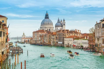 Foto auf Acrylglas Blick auf die Basilica di Santa Maria della Salute, Venedig, Italien © Sergii Figurnyi